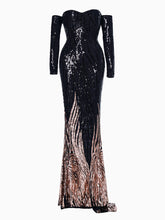 Mermaid Sequin Evening Dress
